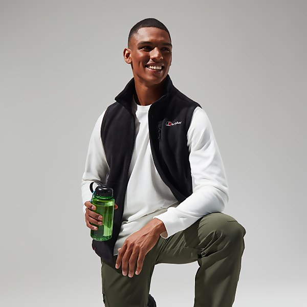 Berghaus Men's Prism Polartec Interactive Fleece Vest Black - XS