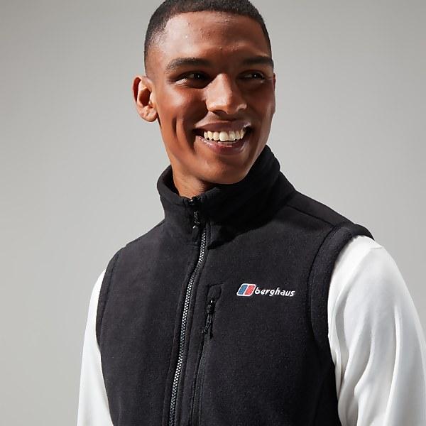 berghaus Men's Prism Polartec Interactive Fleece Vest Black - XS
