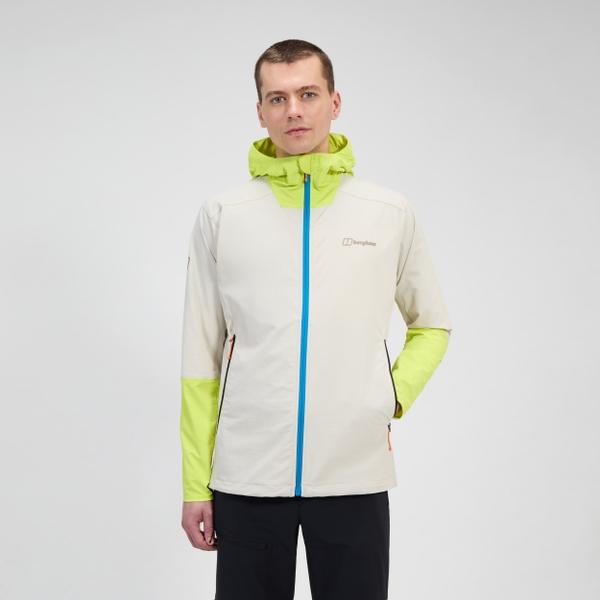 Berghaus Men's Ridge-Roamer Lite Softshell Jacket - Grey/Yellow