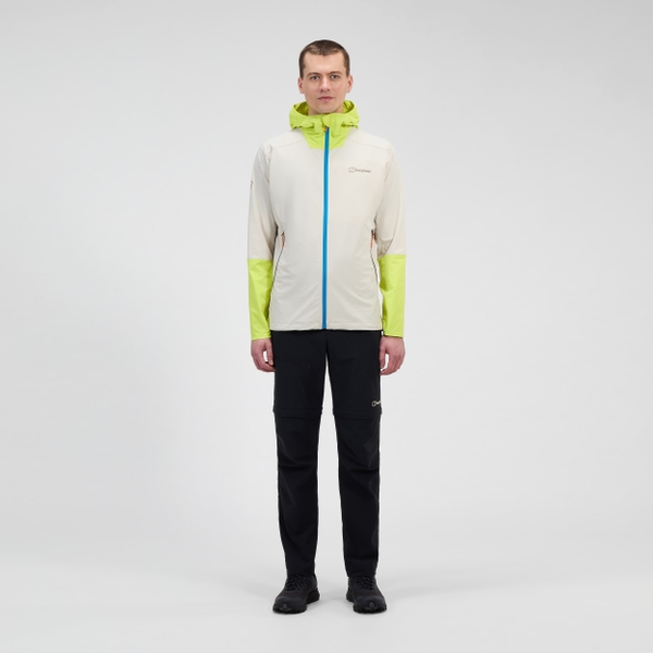 berghaus Men's Ridge-Roamer Lite Softshell Jacket - Grey/Yellow