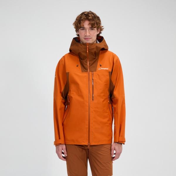 Berghaus Men's Ridge-Seeker Gore-Tex Waterproof Jacket - Orange/Brown