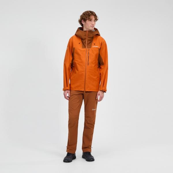 berghaus Men's Ridge-Seeker Gore-Tex Waterproof Jacket - Orange/Brown