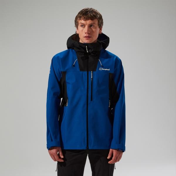 berghaus Men's Ridge-Seeker Waterproof Jacket - Blue/Black - L