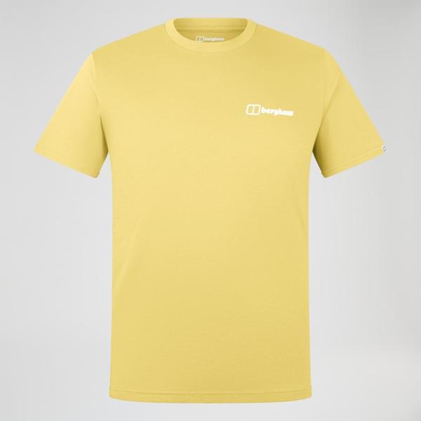Berghaus Men's Rolling Peaks Short Sleeve Tee - Yellow