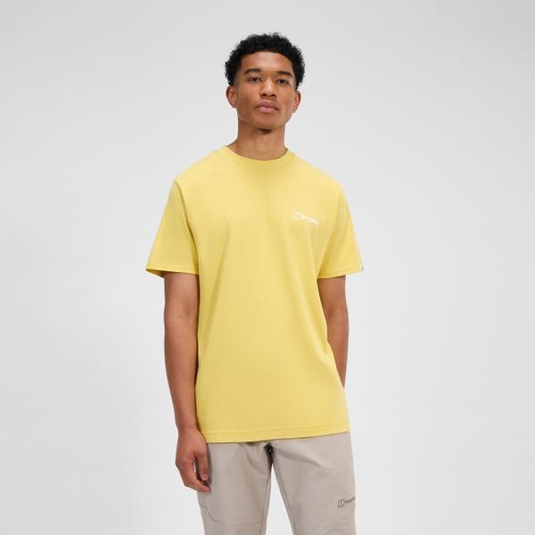 Berghaus Men's Rolling Peaks Short Sleeve Tee - Yellow