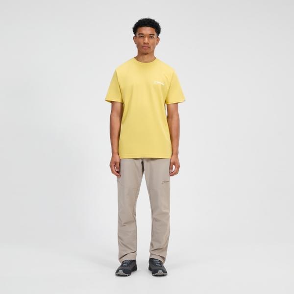 berghaus Men's Rolling Peaks Short Sleeve Tee - Yellow