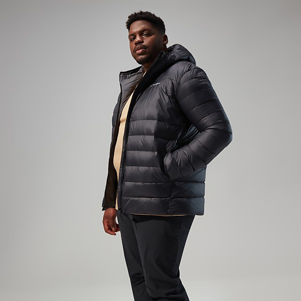 Berghaus Men's Silksworth Hooded Down Insulated Jacket Black - 3XL