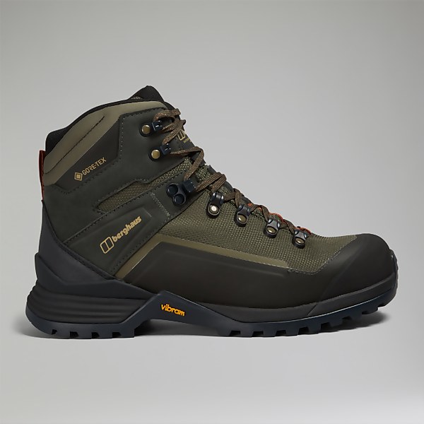 berghaus Men's Storm Trek Gore-Tex Boot Brown/Dark Green - 7.5