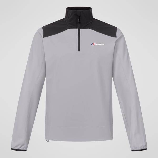 berghaus Men's Terrain Trek Half Zip Jacket - Black/Grey