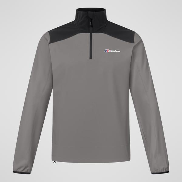 berghaus Men's Terrain Trek Half Zip Jacket - Grey/Black