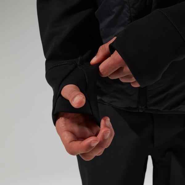 Berghaus Men's Trawden Hybrid Hooded Jacket - Black - S
