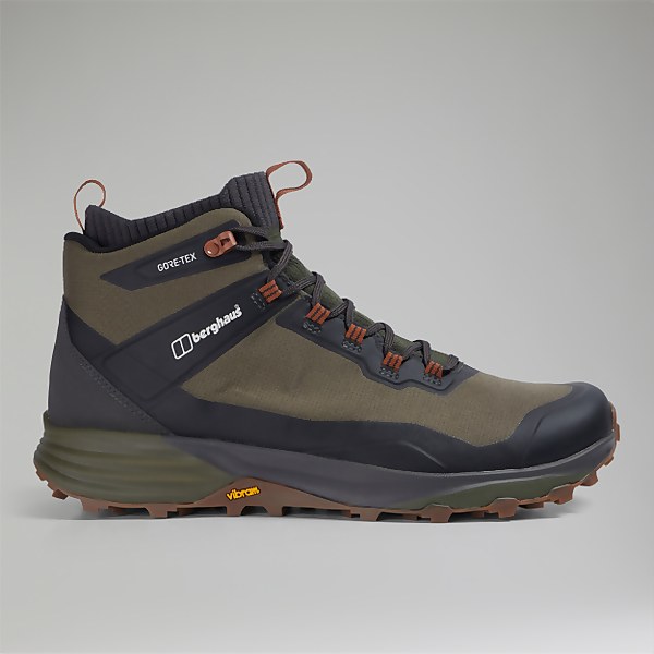 berghaus Men's VC22 Mid GTX Dark Brown/Dark Green - 7