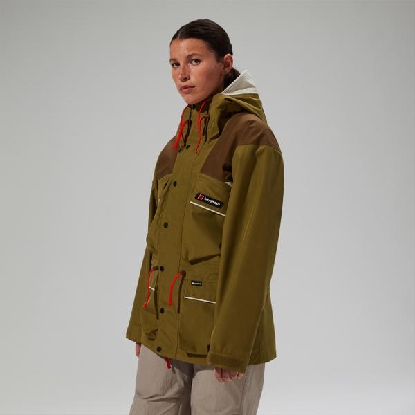 Berghaus Unisex Trango Gore-Tex Waterproof Jacket - Green/Brown