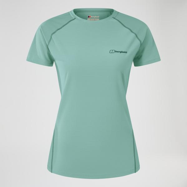Berghaus Women's 24/7 Crew Short Sleeve Tech Tee - Green
