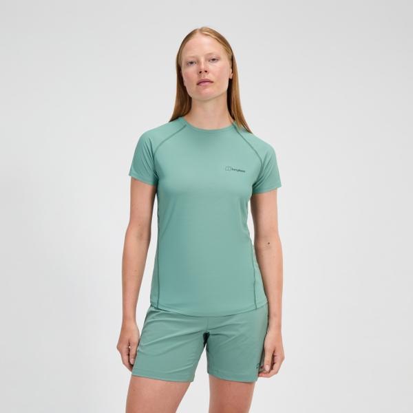 Berghaus Women's 24/7 Crew Short Sleeve Tech Tee - Green