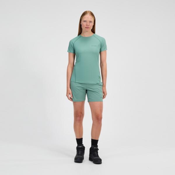 berghaus Women's 24/7 Crew Short Sleeve Tech Tee - Green