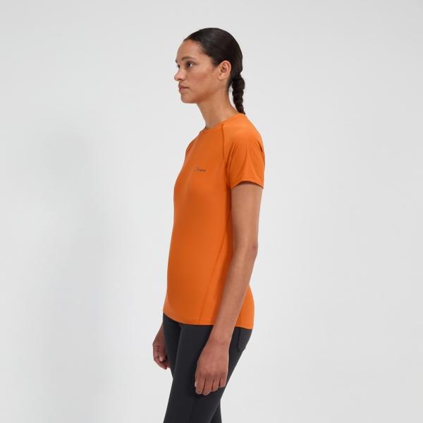 Berghaus Women's 24/7 Crew Short Sleeve Tech Tee - Orange