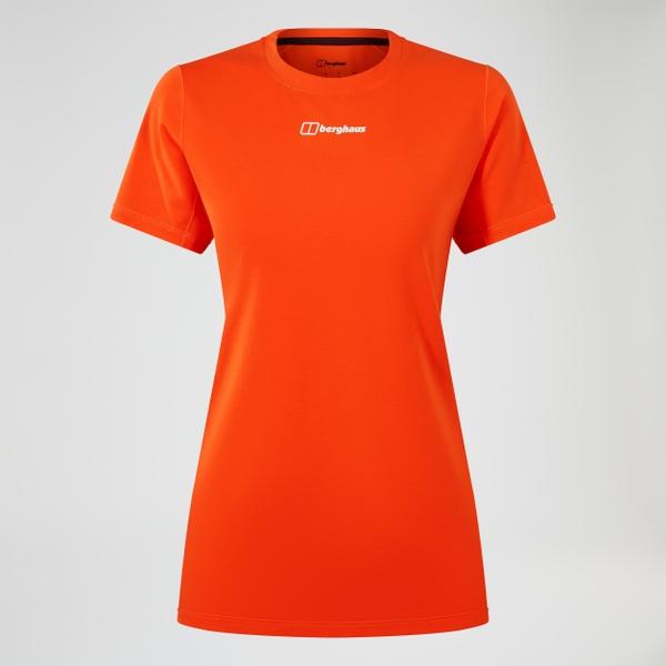 Berghaus Women's Berghaus Delta Short Sleeve Tech Tee - Orange