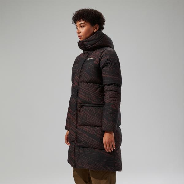 Berghaus Women's Combust Reflect Long Insulated Jacket - Brown