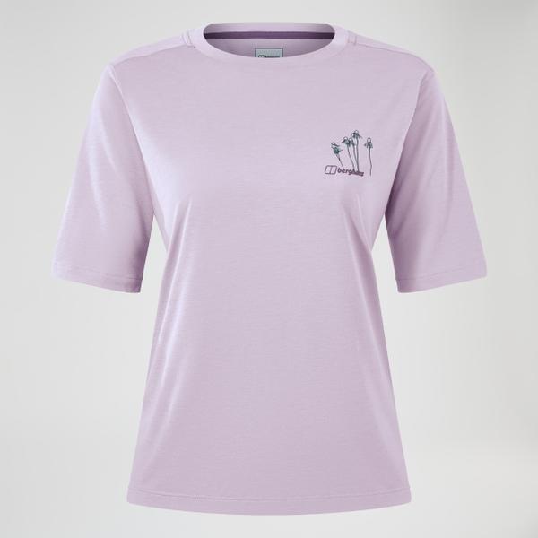 Berghaus Women's Coneflower Short Sleeve Tee - Purple