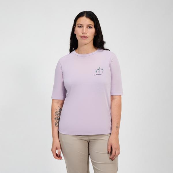 Berghaus Women's Coneflower Short Sleeve Tee - Purple