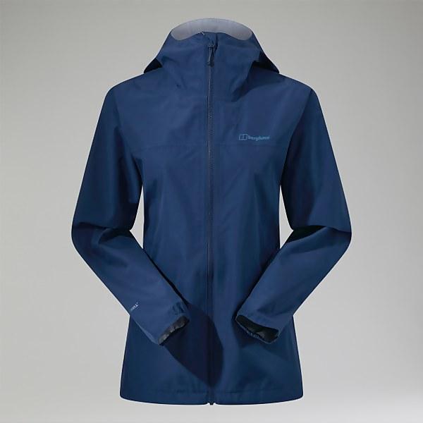 Berghaus Women's Deluge Pro 3.0 Waterproof Jacket Blue - 12