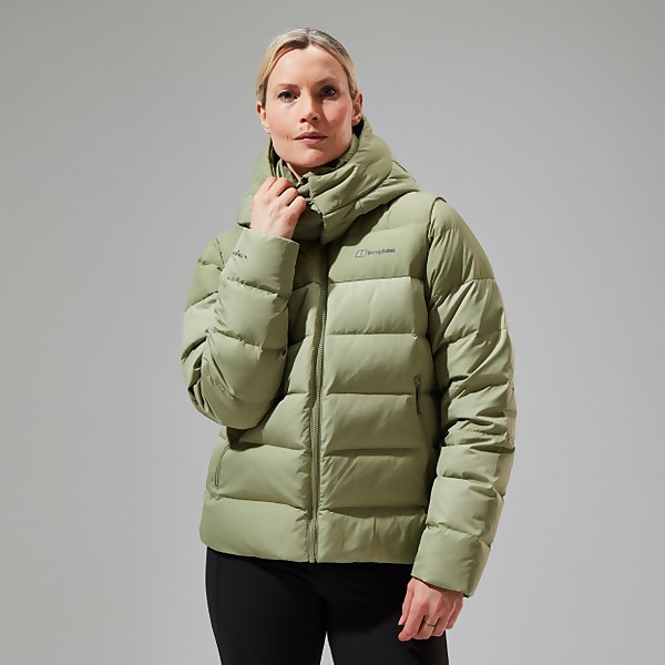 Berghaus Women's Embo 4in1 Down Insulated Jacket Green - 8