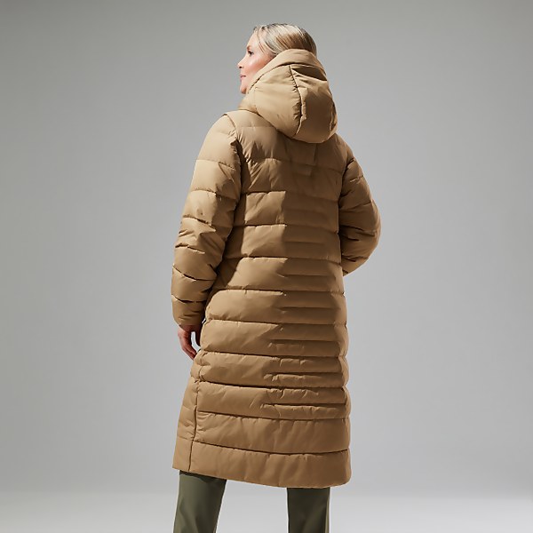 Berghaus Women's Embo 4in1 Down Insulated Long Jacket Natural - 8