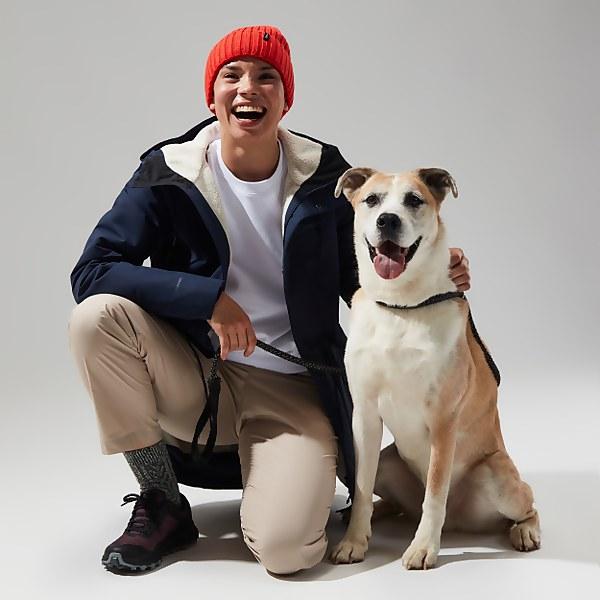 berghaus Women's Foxghyll Hooded Parka Dark Blue/Natural - 12