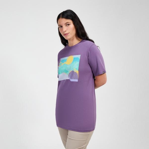 Berghaus Women's Hill Hazed Short Sleeve Tee - Purple