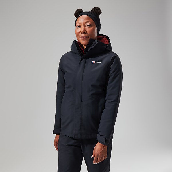 berghaus Women's Hillwalker Interactive Waterproof Jacket - Black - 8