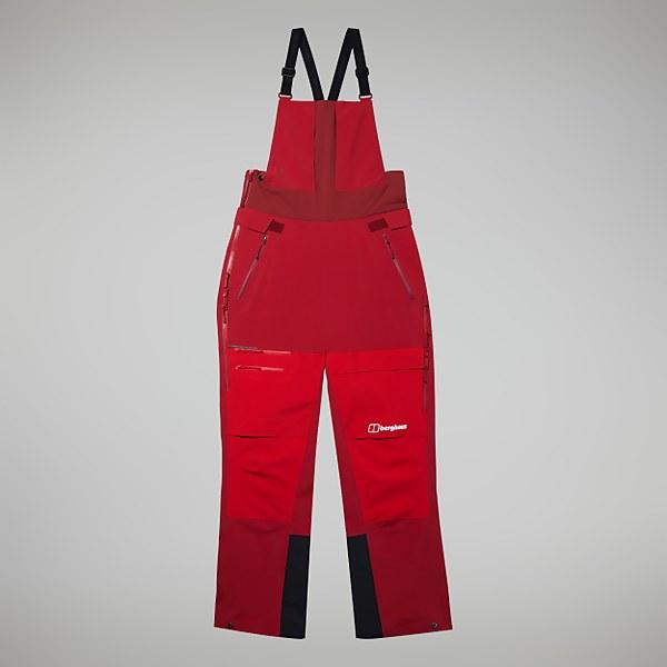 Berghaus Women's MTN Arete Descend GTX Bib Pants Red - 18