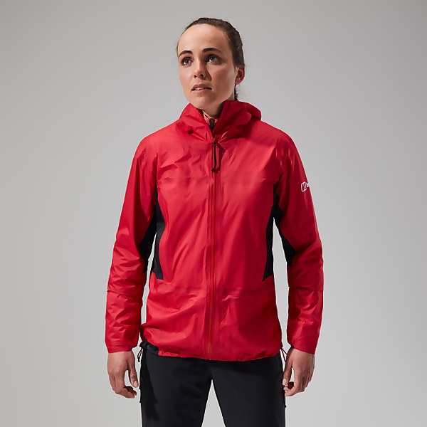berghaus Women's MTN Guide Hyper Alpha Jacket Red/Black - 12