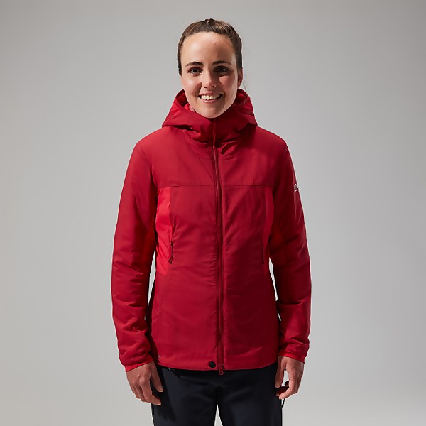 Berghaus Women's MTN Seeker MW Synthetic Hoody Dark Red/Red - 14
