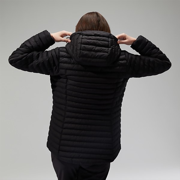 Berghaus Women's Nula Hooded Maternity 2in1 Jacket Black - 10