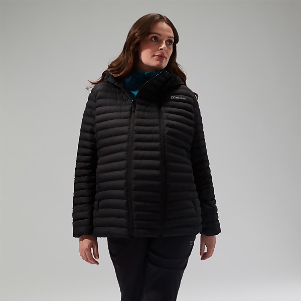 berghaus Women's Nula Hooded Maternity 2in1 Jacket Black - 10