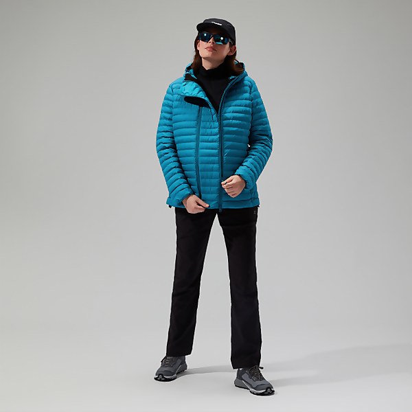 Berghaus Women's Nula Hooded Maternity 2in1 Jacket Turquoise - 16