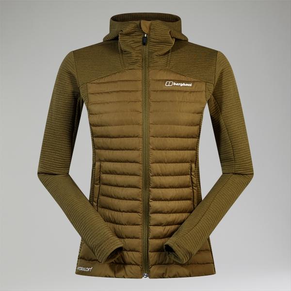 Berghaus Women's Nula Hybrid Synthetic Insulated Jacket - Green - 12