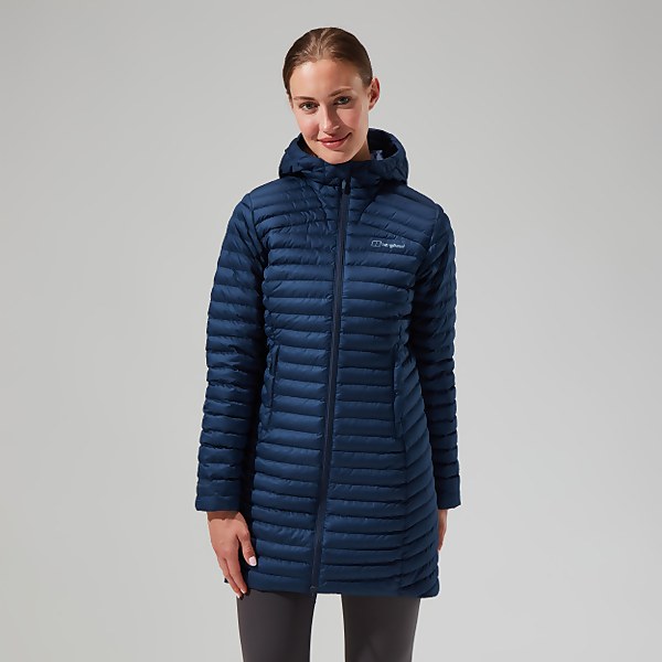 Berghaus Women's Nula Micro Jacket Long Dark Blue - 8