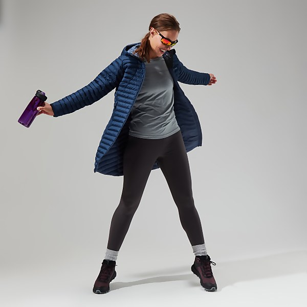 Berghaus Women's Nula Micro Jacket Long Dark Blue - 8