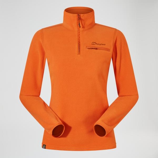 Berghaus Women's Prism 2.0 Micro Half Zip Polartec Fleece - Orange