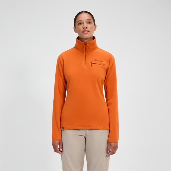 Berghaus Women's Prism 2.0 Micro Half Zip Polartec Fleece - Orange