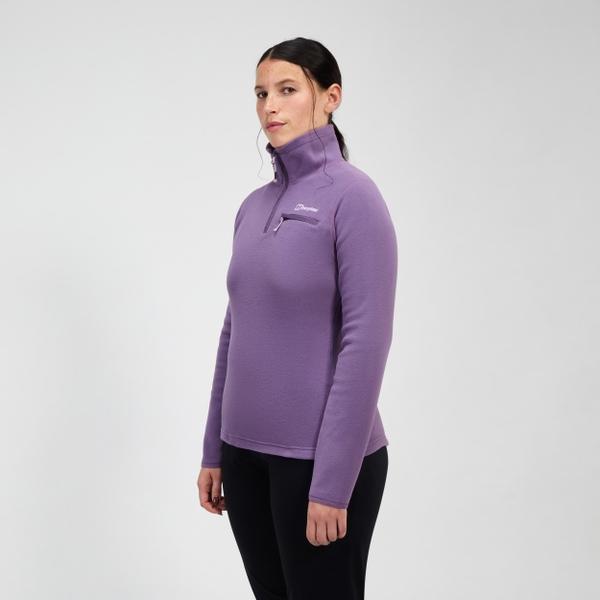 Berghaus Women's Prism 2.0 Micro Half Zip Polartec Fleece - Purple