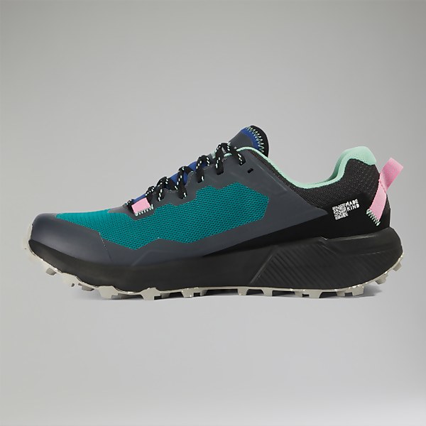 Berghaus Women's Revolute Active Shoe Black/Dark Turquoise - 4