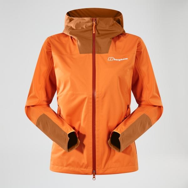 Berghaus Women's Ridge-Roamer Softshell Jacket - Orange/Brown