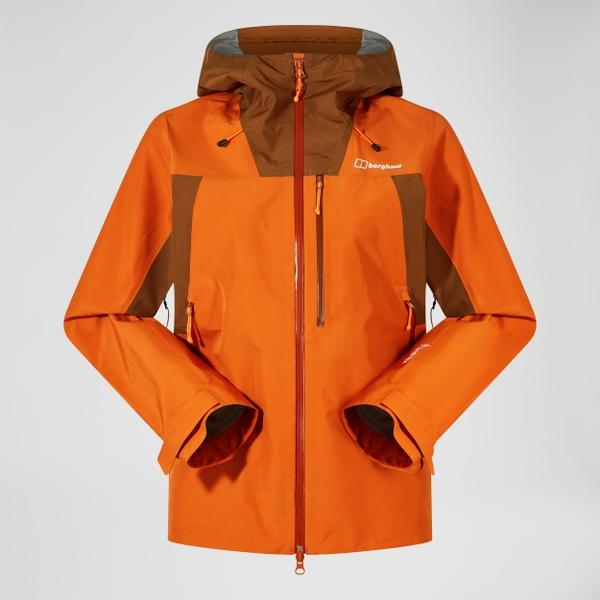 Berghaus Women's Ridge-Seeker Gore-Tex Waterproof Jacket - Orange/Brown
