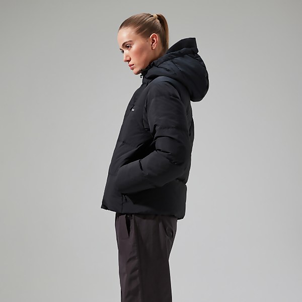 Berghaus Women's Saffren Hooded Down Insulated Jacket Black - 18