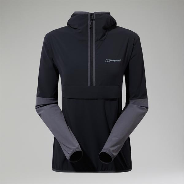 Berghaus Women's Wandermoor Wind Smock Black/Grey - 14