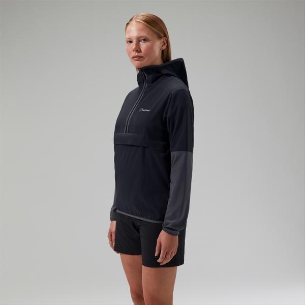 Berghaus Women's Wandermoor Wind Smock Black/Grey - 14