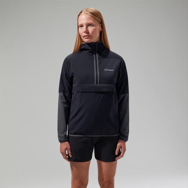 berghaus Women's Wandermoor Wind Smock Black/Grey - 14